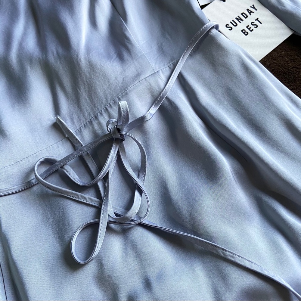 SOLD! ARITZIA | Taro Dress, Pearl Blue - Picture 11 of 13